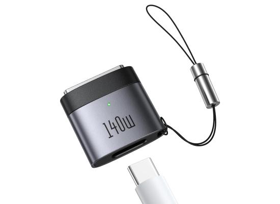 Mcdodo  OT-6850 140W USB-C to Magsafe 3 Adapter with Lanyard, Portable and Lightweight Magsafe to USB C Adapter Fit for MacBook Pro M1 M2 M3 (2021 2023 2024) 14"/16", MacBook Air M2 M3(2022 2023 2024) 13"/15"